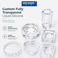 Silicone liquide transparent pour la fabrication de moules, caoutchouc silicone RTV2 haute transparence pour bijoux en résine et moules de moulage