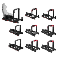 F1 Racing Simulator Cabina Perfil de aluminio Camión Simulación 40120 negro Ranura en T perfil de aluminio