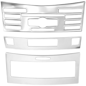 Panneau de console centrale Mercedes-Benz noir titane brossé ABS pour modification intérieure Classe E W212 - Product Image 3