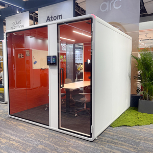 Cabine de réunion <span class=keywords><strong>acoustique</strong></span> professionnelle pour 6 personnes, isolation sonore, discussion confidentielle ininterrompue, salle d'interviews - Product Image 3