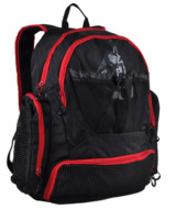 Sac à dos d'entraînement de luxe personnalisé pour accessoires de boxe, avec poche thermique jacquard, doublure en polyester résistante à l'eau et sangles réglables