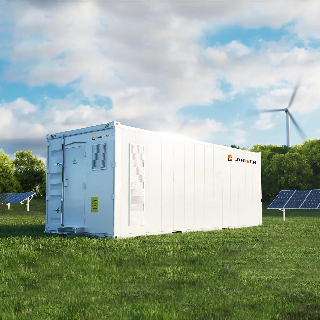 300kWh Lithium batterie für den Außenbereich Solar-Windkraft-Hybrid speichers ystem ein/aus-Netz für den gewerblichen und industriellen modularen Aufbau