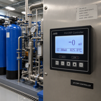 Contrôleur de pH/ORP en ligne JIRS, moniteur numérique de qualité de l'eau industriel avec capteur, sortie relais 4-20 mA RS485