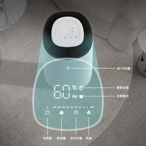 Virgo Compressor <b>Dehumidifier</b> 12L App Controlled Indoor Smart For Basement 31-40 Sqm - Product Image 1