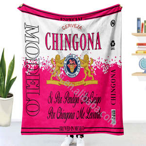 Couverture en polaire et flanelle personnalisée avec logo Mexico Mama <span class=keywords><strong>Patrona</strong></span> Chingona, pour voyages, maison, cadeaux pour la fête des mères - Product Image 6