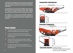 Precios de la máquina trituradora de impacto móvil sobre orugas para la planta de trituración de mineral de oro, plata y cobre - Product Image 5