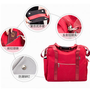 低MOQカスタムロゴ防水オックスフォード旅行バッグ靴箱付きショルダートート折りたたみ式オーガナイザースポーツジムバッグ - Product Image 2