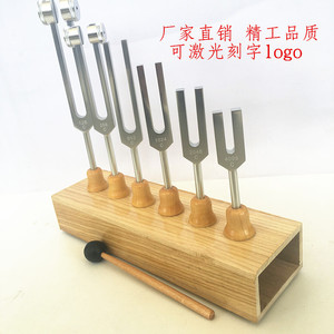 Juego de 6 diapasones de aleación de aluminio de alta calidad (128 Hz, 256 Hz, 512 Hz, 1024 Hz, 2048 Hz, 4096 Hz) - Diapasones de regalo - Product Image 2