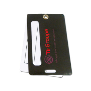 <span class=keywords><strong>Étiquette</strong></span> de sac d'avion en plastique dur CR80 personnalisée de vente chaude <span class=keywords><strong>étiquette</strong></span> d'<span class=keywords><strong>étiquette</strong></span> de <span class=keywords><strong>bagage</strong></span> d'impression offset de carte d'identité de nom personnalisée avec boucle - Product Image 3