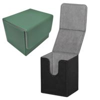 Boîte de rangement pour cartes de jeu Magic TCG Yugioh en cuir épais PU Yu GI Oh