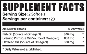 Dầu Hạt Lanh Bổ Sung Chăm Sóc Sức Khỏe Tốt Nhất Dầu Hướng Dương Dầu Cá Biển Sâu Alaska Omega 369 Softgels Omega 369 - Product Image 4