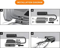 Projecteur laser LED HD pour portière de voiture, lumière de bienvenue, lampe de projection d'ombre fantôme, sans perçage, accessoires auto pour Audi