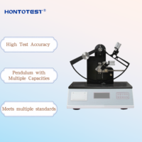 Probador de Desgarro DH-SLD-1000Z Elmendorf, Probador de Desgarro Neumático de Péndulo para Pruebas de Resistencia al Desgarro de Películas Plásticas, Papel y Telas
