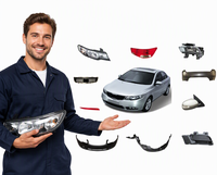 Diffuseur de pare-chocs arrière de voiture avec double échappement pour Hyundai ELANTRA Avante LINGDONG 2016-2019 2018 Kit carrosserie Accessoire de tuning Pièce pp