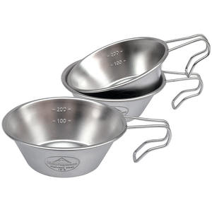 Juego de Tazones de Acero Inoxidable Chupingwood 16-8, Taza Multifuncional para Camping y Aire Libre con Asa - Product Image 2