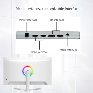 240hz PC 디스플레이 32 인치 곡선 화면 모니터 4k 울트라 와이드 곡선 모니터 컴퓨터 게임 PC 모니터 - Product Image 4