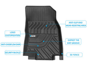 Hoomall Weather — accessoires de voiture pour <span class=keywords><strong>RENAULT</strong></span> <span class=keywords><strong>KADJAR</strong></span>, tapis de sol de voiture personnalisé en 3D de haut qualité - Product Image 2