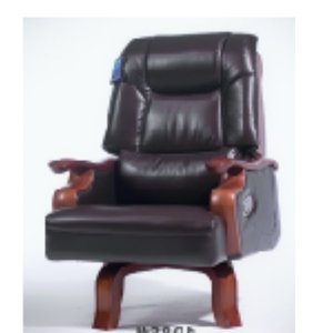 Chaise de bureau simple et confortable avec accoudoir en bois 37738-1988 - Product Image 2