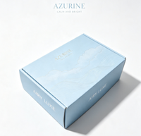 Boîte à courrier en carton ondulé avec logo personnalisé, estampage à chaud or rose, boîte cadeau en papier floral pour emballage de cosmétiques, soins de la peau et bijoux