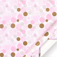 Kit de Embalaje de Regalo de Lujo con Papel de Arte Reciclable con Diseño de Puntos Dulces, Bolsa de Regalo Personalizable, Caja, Juego de Tarjetas de Notas para Diario