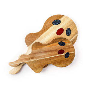 Planche à découper en bois d'acacia avec motif fantôme pour décoration d'Halloween, planche de service en résine, planche à charcuterie et à <span class=keywords><strong>fromage</strong></span> pour la cuisine - Product Image 3