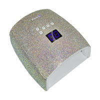 Vente en gros 66W sans fil Gel UV LED lampe à ongles Bling Rhinestone batterie sans fil chargeant la lampe à ongles