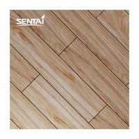 Sentai Valinge Click vinilo grano de madera suelo impermeable interior PVC plástico Spc rollo para suelo laminado de madera