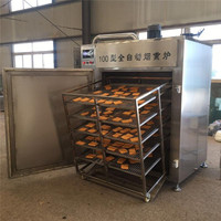 Four fumoir à gaz commercial Prix Machine à fumer pour viande et poisson