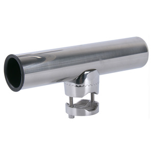 Soporte de acero inoxidable para caña de pescar, soporte de tubo único para cañas de pescar - Product Image 1