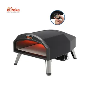 New Portable Heats to 500 Degree German Price Philippines Gas Burner Pizza Oven