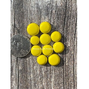 Ensemble rond Rosarita jaune vif pierres précieuses en vrac pour la fabrication de bijoux boucles d'oreilles personnalisées bagues pendentifs et artisanat unique fait main - Product Image 2