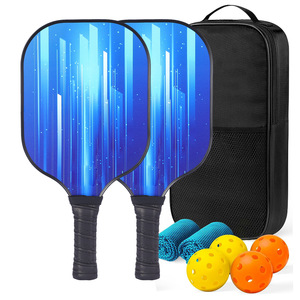 Juego de palas de pickleball Peak de 13.4 mm de fibra de vidrio, certificado por la USAPA, con pelotas y bolsa de malla - Product Image 4