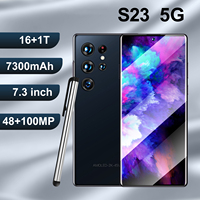 Teléfonos Inteligentes S23 con Sistema Android Incell, Desbloqueo por Huella Dactilar, CDMA LTE, Pantalla LCD de 6.82 Pulgadas, 3G+64G, Cuatro Núcleos, 90Hz, Reconocimiento Facial