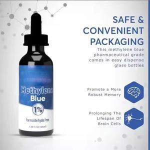 Oem ODM Hot Bán nhãn hiệu riêng 1% methylen màu xanh giọt 30ml/50ml/100ml cho người lớn không cho phụ nữ mang thai hoặc trẻ em - Product Image 2