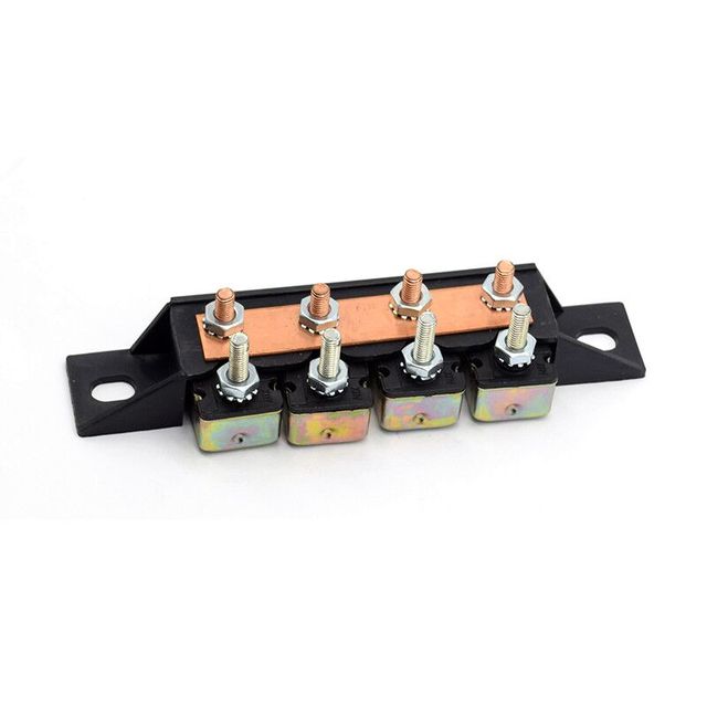 DC 12V 24V Automatic Reset Circuit Breaker With Busbar Panel