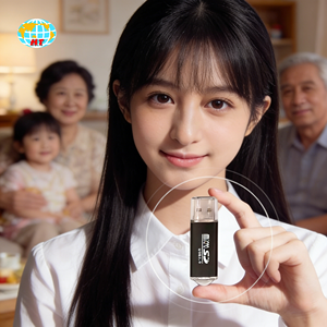 Lecteur de carte TF haute vitesse USB 2.0 à <span class=keywords><strong>prix</strong></span> d'usine, adaptateur de lecteur de mémoire pour ordinateurs portables/accessoires informatiques - Product Image 2