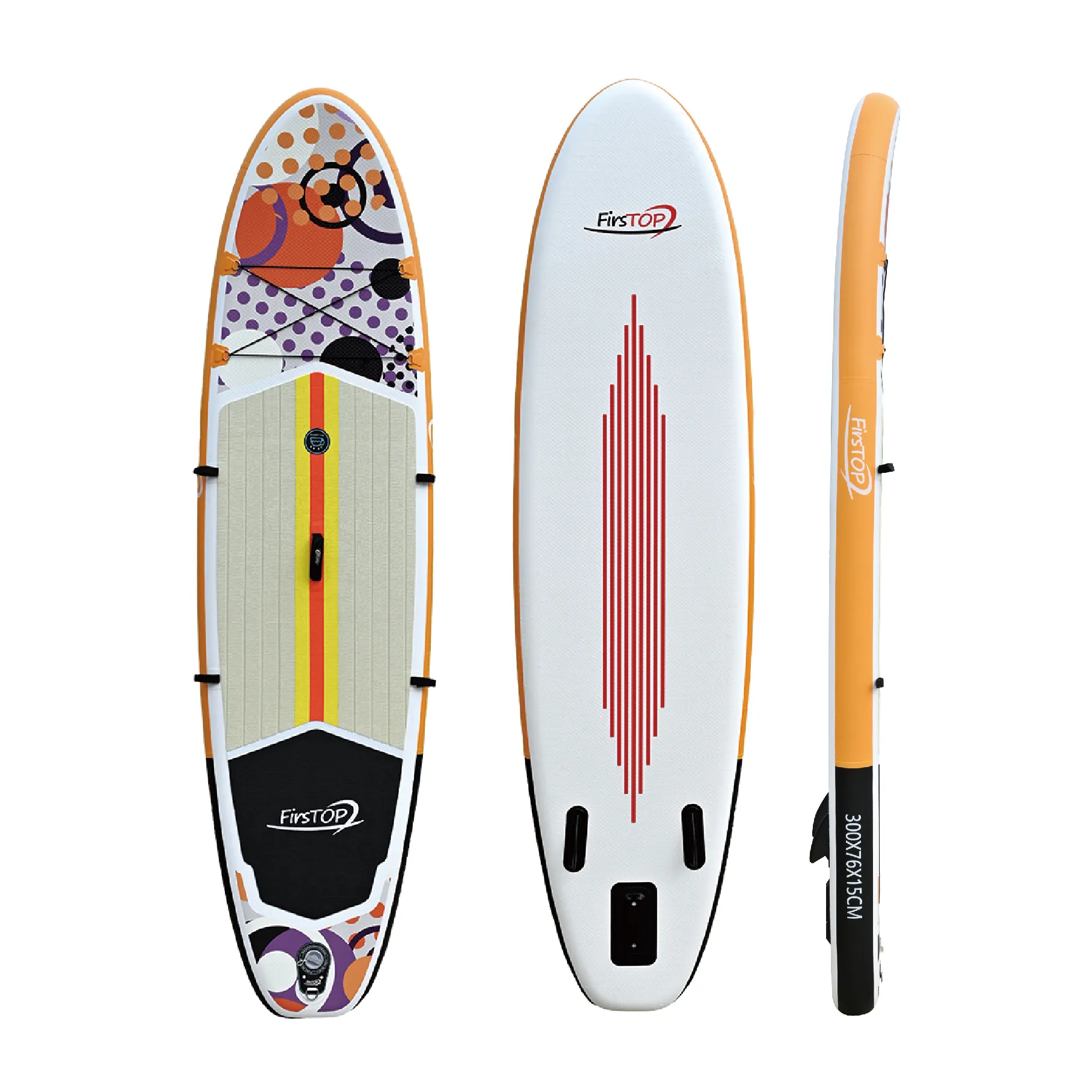 Haute qualité 300cm 10ft Touring Board gonflable Stand Up Paddle Board avec kit de réparation de sac