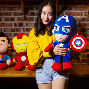 Commercio all'ingrosso America Anime personaggio SpiderMans peluche <span class=keywords><strong>giocattolo</strong></span> Super Spidermans IronMan giocattoli di peluche per i ragazzi regali - Product Image 5