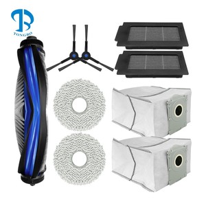 Repuestos para Aspiradora Robótica ECOVACS <span class=keywords><strong>Debot</strong></span> T50 Pro Omni / T50 OMNI: Cepillo Principal, Cepillo Lateral, Filtro, Rodillo, Paño de Limpieza, Bolsa, Accesorios - Product Image 1