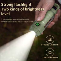 Lampe de camping LED Mini lampe de tente suspendue Lampe de camping portable Lampe de tente rechargeable avec crochet 6 modes pour la randonnée et la pêche