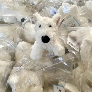 Porte-clés pendentif chiot Highland mignon Jelly West Highland Jellycats, fabriqué par Jc UK, pour accrocher au sac - Product Image 3