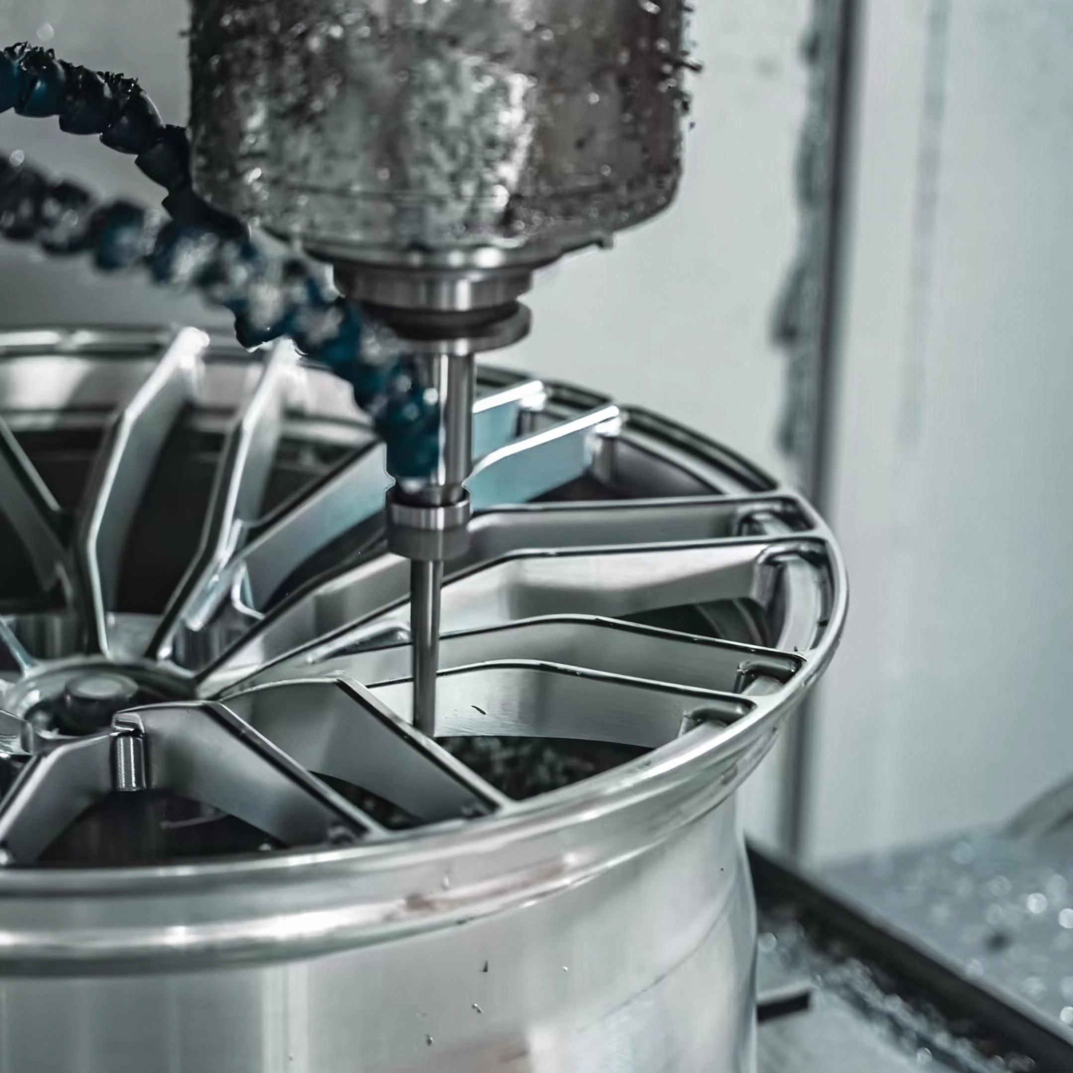 19 inch five spoke wheels