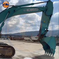Excavatrice sur chenilles d'occasion Kobelco SK350 SK330 SK380 SK400 de 35 tonnes, faible nombre d'heures, diesel hydraulique, excellent état