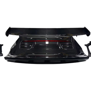 Aileron arrière <span class=keywords><strong>GT3</strong></span> <span class=keywords><strong>RS</strong></span> en fibre de carbone véritable pour Porsche 911 991.1 991.2 Facelift, kit d'amélioration pour circuit, montage direct - Product Image 1