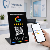 Carte de visite QR Code Google pour les réseaux sociaux, programmable, paiement NFC, contrôle d'accès hôtelier, avis, durable