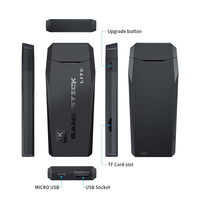 Console de Jeu de Boxe Électronique Topleo FC 4K Android TV avec Clé USB de Jeu Linux et Options de Prise EU/US