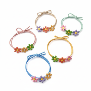 Tendance Mode Bandes Élastiques Élégant Dentelle Strass Acrylique Cheveux Cravates pour Femmes Offre Spéciale En Gros Accessoire - Product Image 2