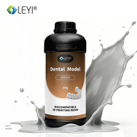 Résine d'implant dentaire 3D LEYI DMO03 (Gris/Orange 1kg/bouteille) pour imprimantes à résine LCD DLP pour applications dentaires