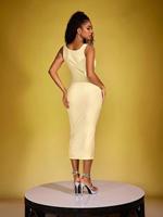 Robe de soirée moulante asymétrique à col halter pour femme, style décontracté