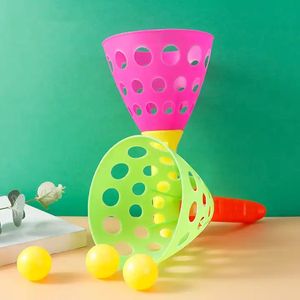 Juego para padres e hijos para el entrenamiento sensorial de las pelotas de lanzamiento y rebote de dos personas para niños - Product Image 3